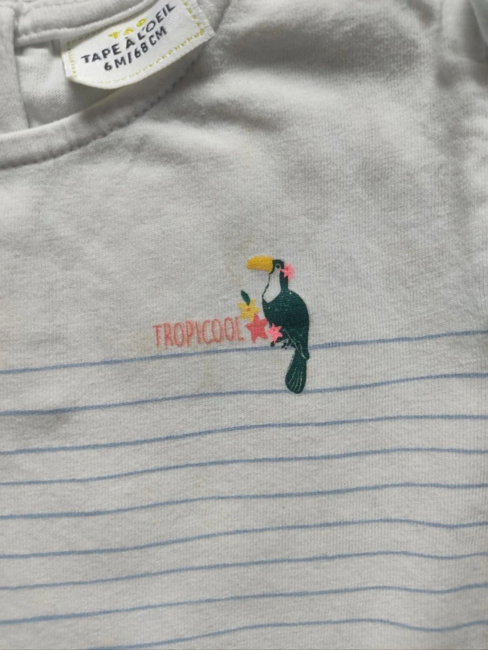 Lote de 3 camisetas de verano TAO y Obaïbi - Talla 6 meses - Muy buen estado – photo 10